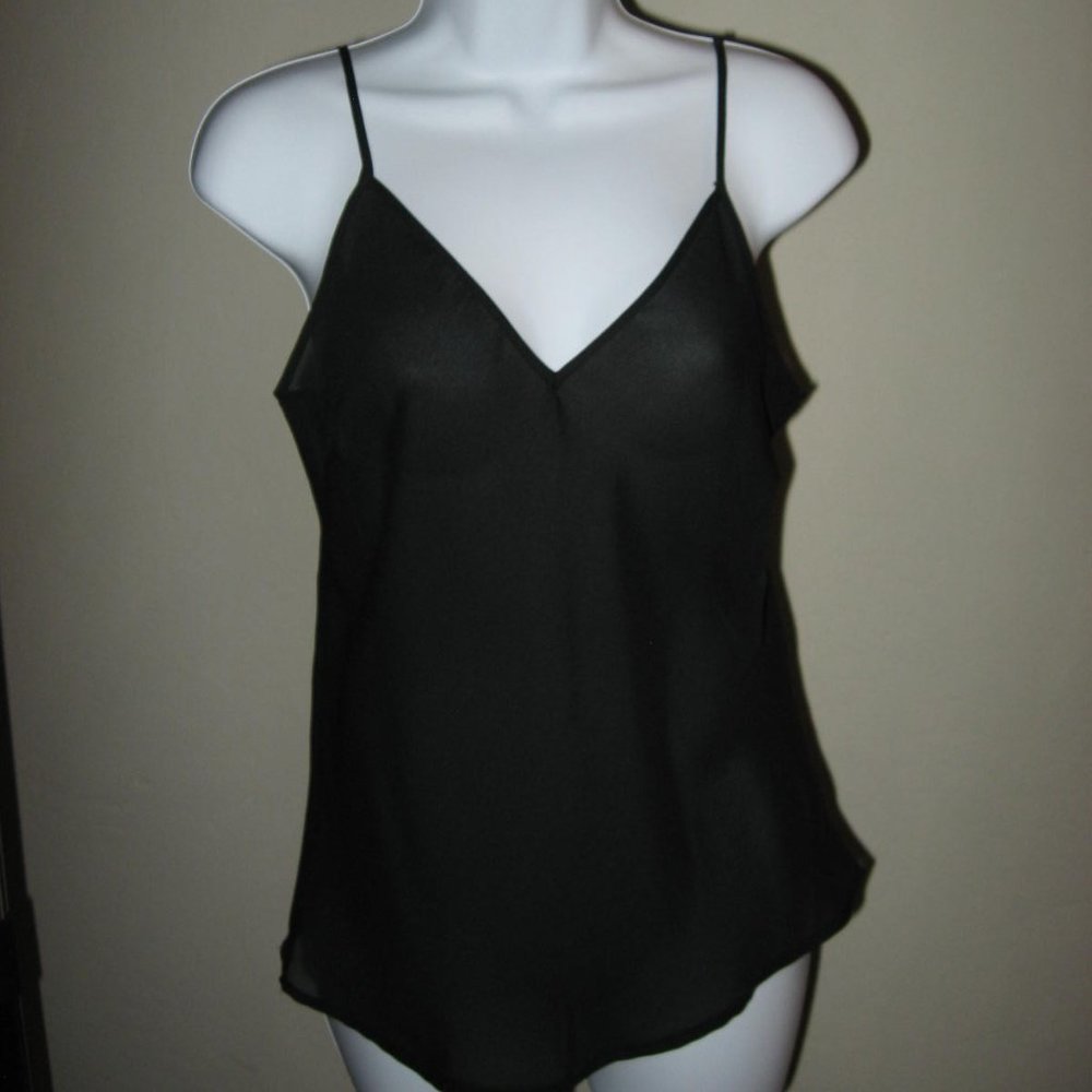 Valerie Stevens Black Camisole Size M NWOT